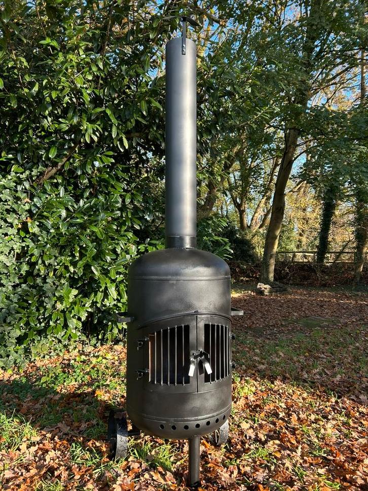 Te koop buitenhaard café restaurant houtkachel buitenkeuken, Tuin en Terras, Tuinhaarden, Nieuw, Ophalen