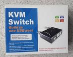 KVM Switch PS/2, Computers en Software, Netwerk switches, Nieuw, Ophalen of Verzenden