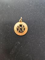 Gouden hanger sterrenbeeld Tweelingen, Sieraden, Tassen en Uiterlijk, Kettinghangers, Ophalen of Verzenden, Gebruikt, Goud
