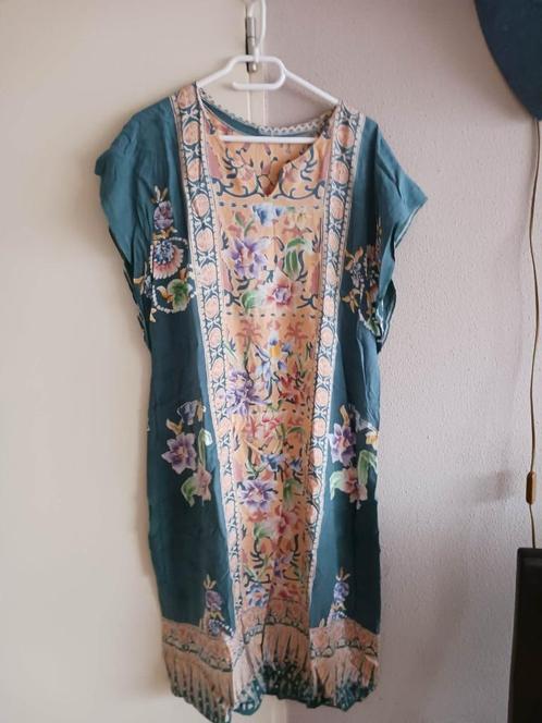 NIEUW leuke zomerse jurk, Kleding | Dames, Jurken, Nieuw, Maat 42/44 (L), Groen, Onder de knie, Ophalen of Verzenden