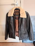 Pall Mall Leren Jas met Lamswollen Kraag - Maat M, Ophalen of Verzenden, Zo goed als nieuw, Overige maten, Bruin