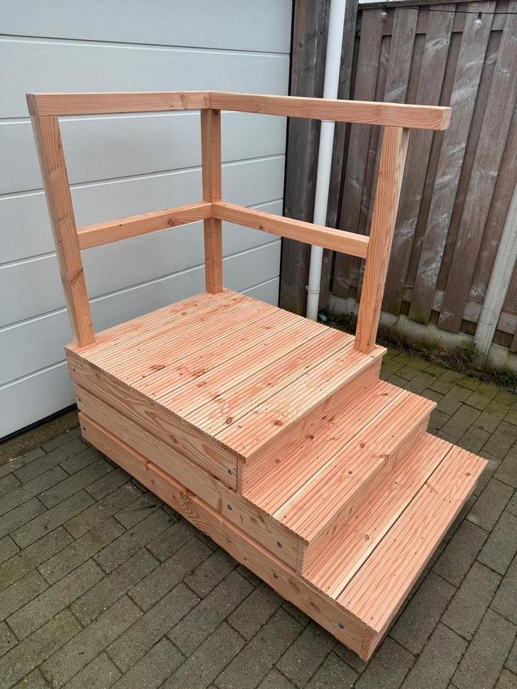 Opstap, Bordes, Tinyhouse, Recreatiewoning, Chalet, Caravans en Kamperen, Caravan accessoires, Zo goed als nieuw, Ophalen of Verzenden