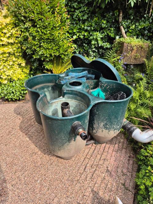 Vijverfilter 4 kamers klaverblad., Tuin en Terras, Vijvers, Gebruikt, Ophalen