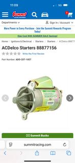 Ac delco startmotor ford v8 1983- up, Ac, Nieuw, Ophalen of Verzenden, Ford