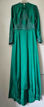 Groene avondjurk maat 38,abiye, feestjurk, Kleding | Dames, Ophalen of Verzenden, Nieuw, Maat 38/40 (M), Groen