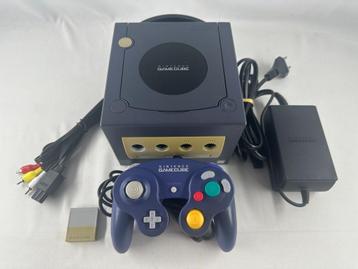 Nintendo Gamecube Paars + Controller, memory card en kabels beschikbaar voor biedingen