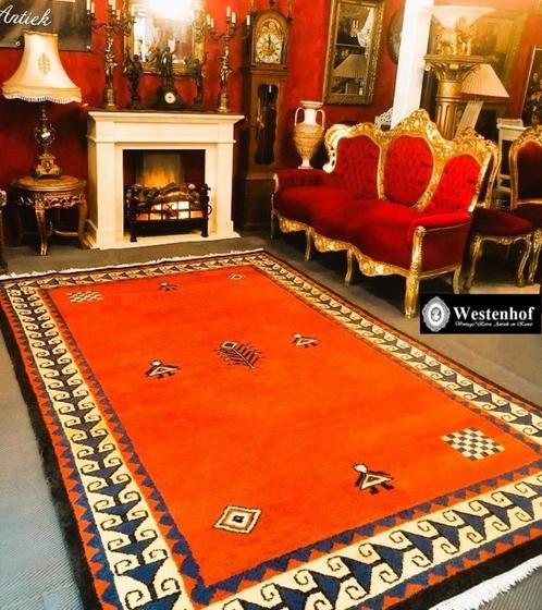 Perzisch tapijt handgeknoopt Gabbeh vloerkleed wol 315x202cm, Huis en Inrichting, Stoffering | Tapijten en Kleden, Gebruikt, 200 cm of meer
