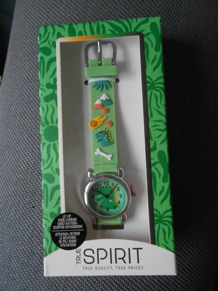 true SPIRIT kinderhorloge groen dino of roze unicorn, Sieraden, Tassen en Uiterlijk, Horloges | Kinderen, Nieuw, Jongen of Meisje