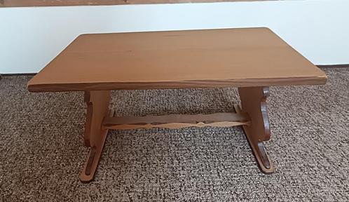 Kloostertafel Australisch hardhout Pure vakmanschap, Huis en Inrichting, Tafels | Salontafels, Gebruikt, Minder dan 50 cm, Minder dan 50 cm