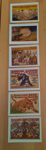 6 CIRCUS KAARTEN, Ophalen of Verzenden