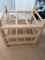 Houten flessenrek, Ophalen, Zo goed als nieuw, Minder dan 5 flessen, Minder dan 50 cm