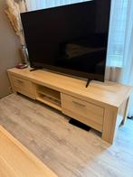 Mooie TV Kast met Opbergruimte, Ophalen, Gebruikt, 150 tot 200 cm, Eikenhout