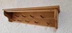 Licht eiken kapstok met 9 ophang mogelijkheden & aflegplank, Zo goed als nieuw, Minder dan 100 cm, Hout, Ophalen