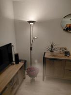 Staande lamp met leeslampje, Ophalen, Zo goed als nieuw, Metaal, 150 tot 200 cm