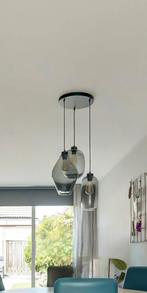 Plafond hanglamp, Ophalen, 75 cm of meer, Industrieel, Glas