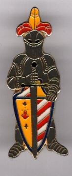 Ridder koper PIN ( BLAD4_410 ), Verzamelen, Speldjes, Pins en Buttons, Verzenden, Nieuw, Figuurtje, Speldje of Pin