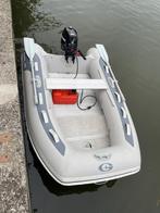 Rubberboot met mercury moter 6 pk + trailer, Watersport en Boten, Aluminium, Zo goed als nieuw, Benzine, Minder dan 70 pk