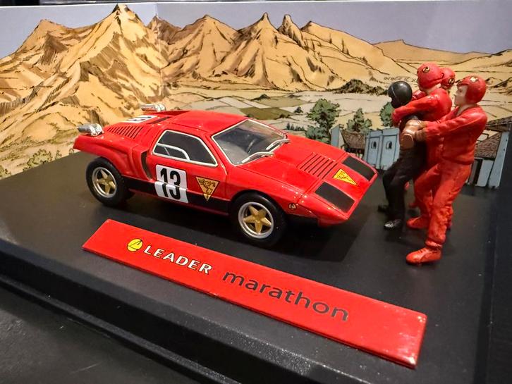 Michel Vaillant - Leader Marathon, Hobby en Vrije tijd, Modelauto's | 1:43, Gebruikt, Auto, Overige merken, Ophalen of Verzenden