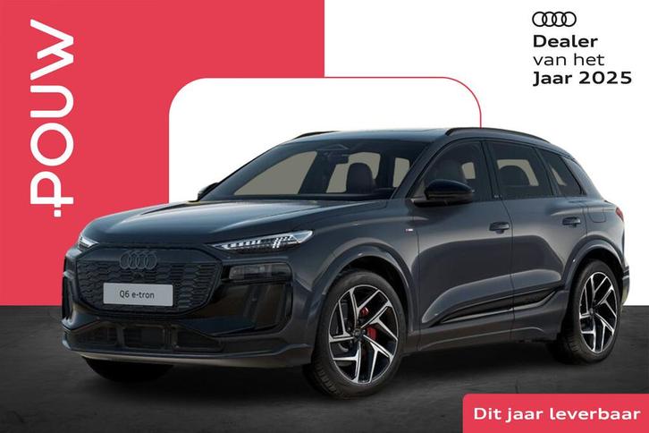 Audi Q6 e-tron 306pk S Edition Performance 100 kWh | Interie, Auto's, Audi, Bedrijf, Te koop, Q6 e-tron, 360° camera, ABS, Adaptive Cruise Control