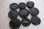 Partij Minolta lens en camera doppen, Ophalen of Verzenden, Gebruikt, Spiegelreflex, Minolta