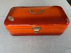 Oranje Vintage Emaille Broodtrommel, Ophalen of Verzenden