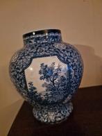 Oude bol Vaas, Huis en Inrichting, Woonaccessoires | Vazen, Blauw, Aardewerk of Porselein, Ophalen of Verzenden, Zo goed als nieuw