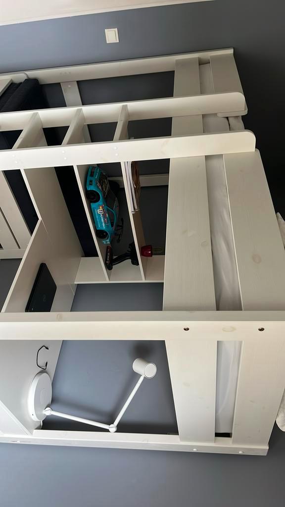 Hoogslaper (90x200cm), Huis en Inrichting, Slaapkamer | Stapelbedden en Hoogslapers, Gebruikt, Hoogslaper, 90 cm, 200 cm, Eenpersoons