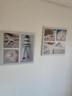"Schilderijen " zee/strand, Huis en Inrichting, Ophalen, Minder dan 50 cm, Zo goed als nieuw, Minder dan 50 cm