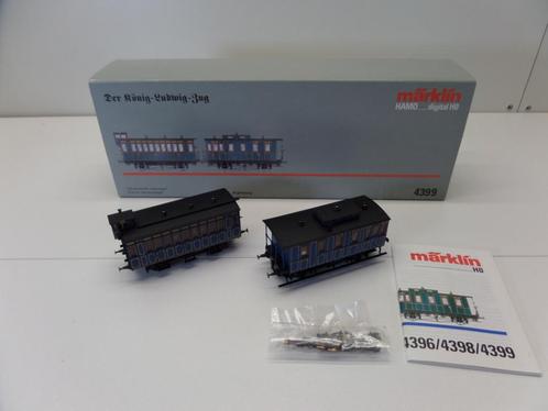 Marklin Märklin HAMO 4399 H0 Rijtuig van Koning Ludwig, Hobby en Vrije tijd, Modeltreinen | H0, Zo goed als nieuw, Wagon, Wisselstroom