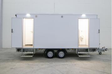 Luxe Toiletwagen | 3 dames 1 heren 3 urinoirs | 110 PVC beschikbaar voor biedingen