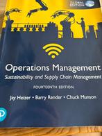 Operations Management - Heizer, Render, Munson, Ophalen of Verzenden, Zo goed als nieuw, HBO