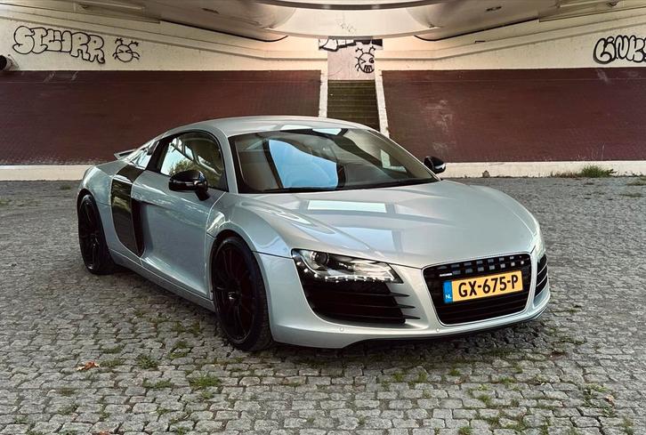 Audi R8 4.2 FSI Quattro R-tronic 2007 Grijs, Auto's, Audi, Particulier, Te koop, R8, ABS, Alarm, Bluetooth, Centrale vergrendeling