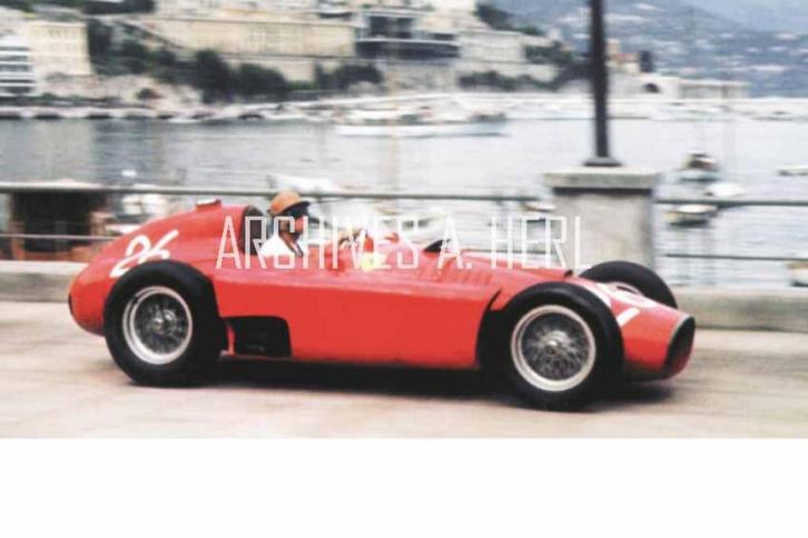Ferrari D50  Lancia D50  Peter Collins  GP Monaco  1956 foto, Verzamelen, Automerken, Motoren en Formule 1, Nieuw, Auto's, Verzenden