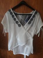Didi overslag blouse, Kleding | Dames, Blouses en Tunieken, Ophalen of Verzenden, Gedragen, Maat 42/44 (L), Wit