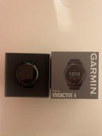 Garmin vivoactive 4 sporthorloge inclusief oplaadkabel, doos, Ophalen of Verzenden, Zo goed als nieuw, Zwart, Android