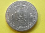 Nederland 1 gulden 1845 A Willem II, Postzegels en Munten, Munten | Nederland, 1 gulden, Verzenden, Zilver, Losse munt