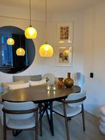 Ovale eikenhouten tafel te koop, Ophalen, Zo goed als nieuw, Minder dan 10 m², Overige typen