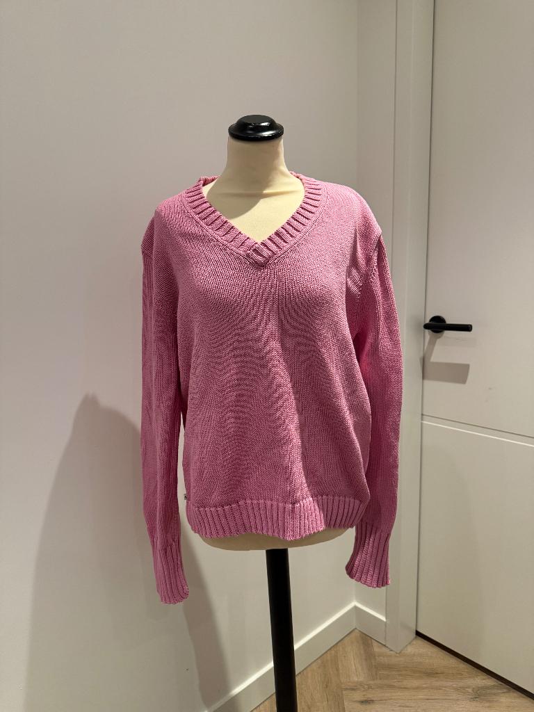 ZGAN originele Ralph Lauren gebreide trui XL 40 42 RL v-hals, Maat 42/44 (L), Ophalen of Verzenden, Zo goed als nieuw, Ralph Lauren