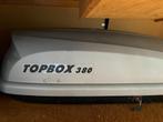 Dakkoffer Topbox 380 inclusief beugels, Auto diversen, Dakkoffers, Ophalen, Zo goed als nieuw