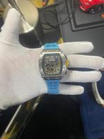 Richard mille 11-03 Tiffany blue, Sieraden, Tassen en Uiterlijk, Horloges | Heren, Ophalen of Verzenden, Staal, Overige merken