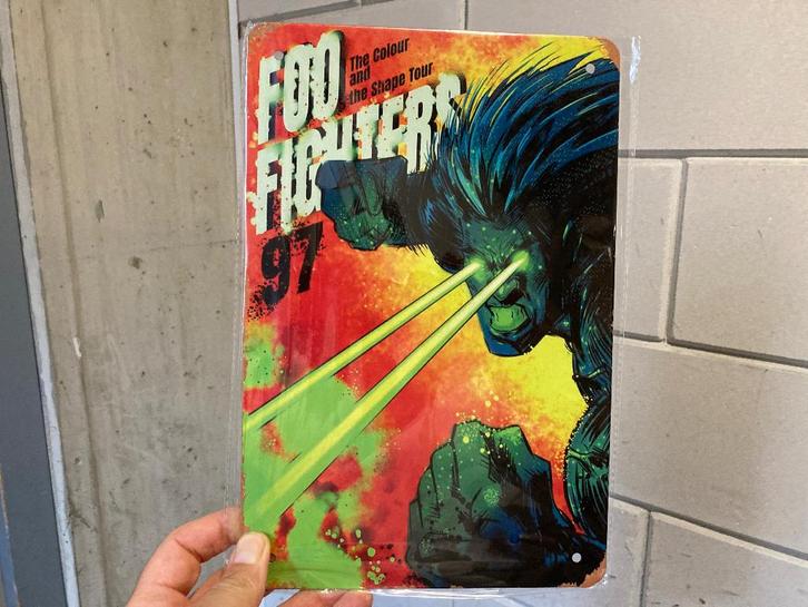 Foo fighters posters metaal, Verzamelen, Posters, Nieuw, Film en Tv, A1 t/m A3, Ophalen of Verzenden