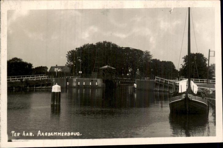 Aardammerbrug - Ter Aar, Verzamelen, Ansichtkaarten | Nederland, Gelopen, Zuid-Holland, Voor 1920, Ophalen of Verzenden