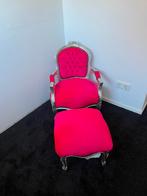Barok sofa prinsessenstoel met voetensteun, Ophalen of Verzenden, Zo goed als nieuw, Stoel(en)
