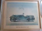 Vintage Prent  Aston Martin 1933, Ophalen of Verzenden