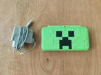 New Nintendo 2DS XL - Minecraft edition zgan!, Spelcomputers en Games, Ophalen, Zo goed als nieuw, Blauw, 2DS