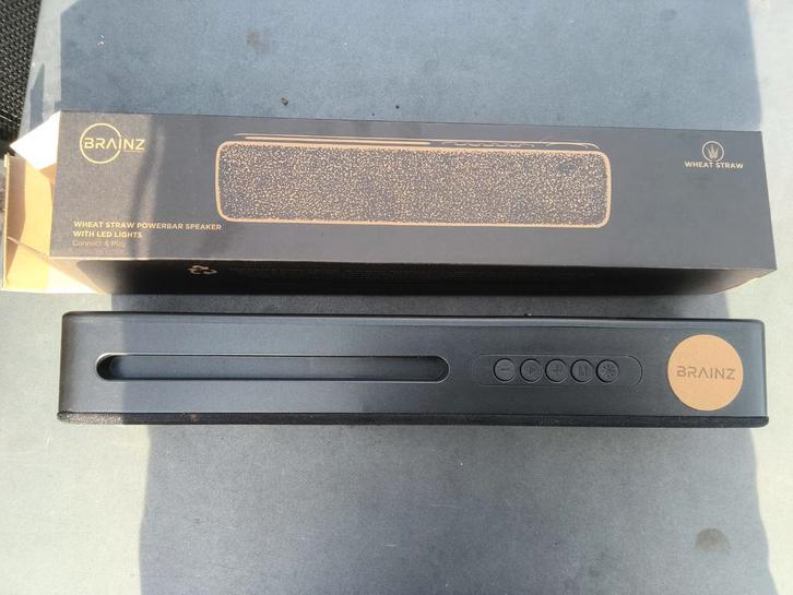 BRAINZ Wheat Straw Powerbar Speaker, Audio, Tv en Foto, Luidsprekers, Zo goed als nieuw, Overige typen, Minder dan 60 watt, Overige merken