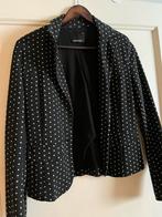Jasje met stippen, Maat 38/40 (M), Fishbone, Zwart, Ophalen of Verzenden