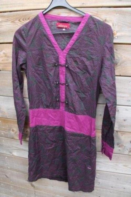 Jurk zwart/ paars Skunkfunk mt S Vaste prijs OPRUIMING, Kleding | Dames, Jurken, Zo goed als nieuw, Maat 36 (S), Zwart, Ophalen of Verzenden