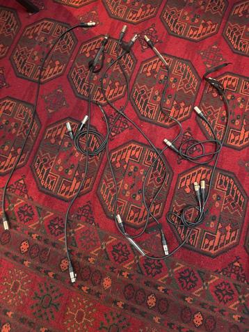 DMX 5-polige kabels (8 stuks) beschikbaar voor biedingen