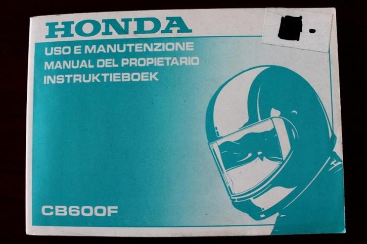 Honda CB600F 1997 motorfiets instructie boekje manutenzione, Motoren, Handleidingen en Instructieboekjes, Honda, Ophalen of Verzenden